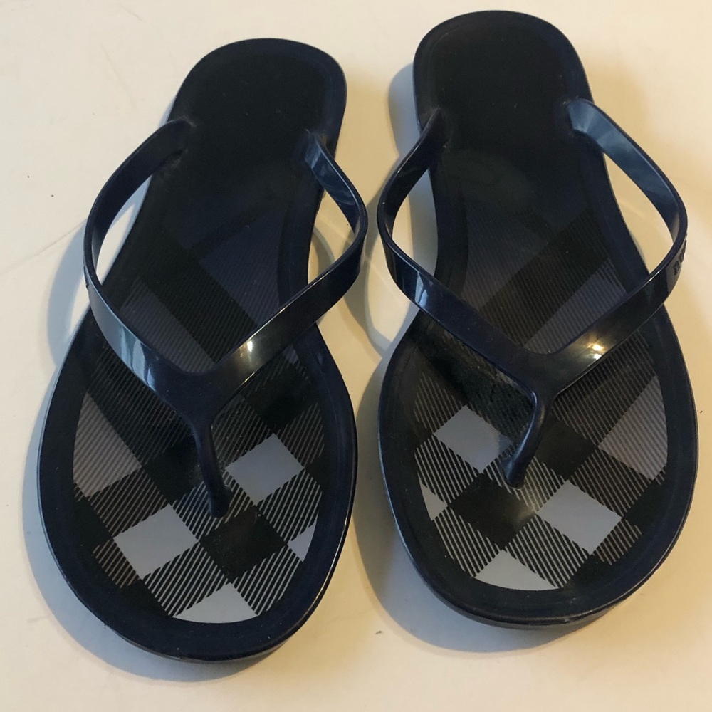 Burberry jelly thong/ flip flop sandals
